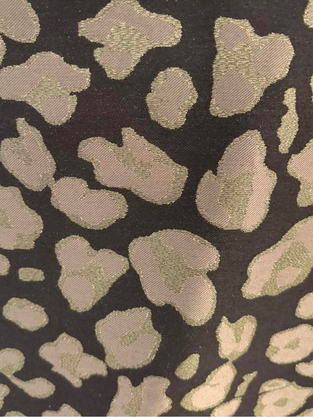 Topshop Black and Olive Patterned Shift Dress - Women - Picture 2 of 5